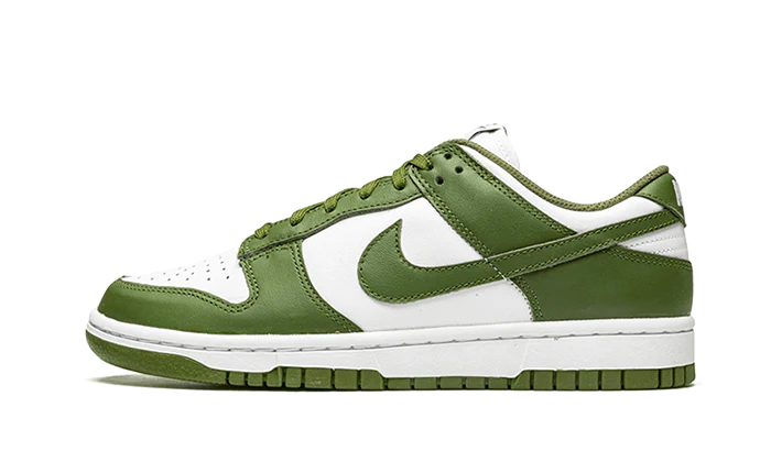 Nike dunk olive green hotsell